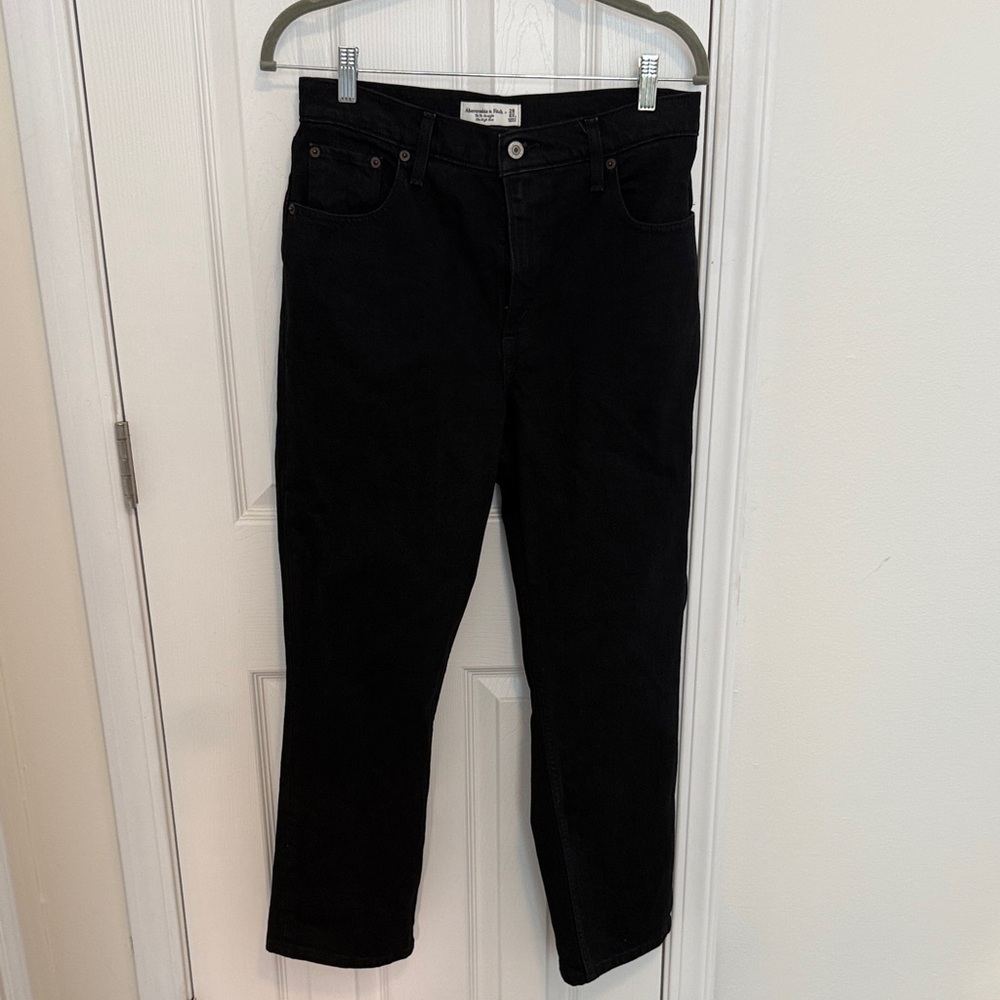 Abercrombie & Fitch 90’s Straight Black Jeans